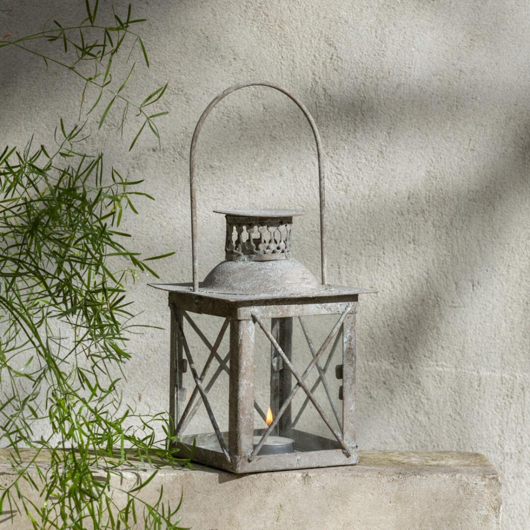 Small vintage style candle lantern