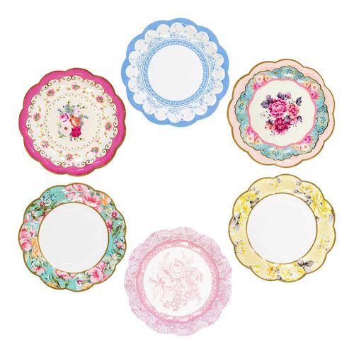 floral paper plates truly scrumptious vintage disposable plates