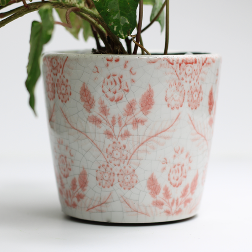 rustic terracotta mini flower pot