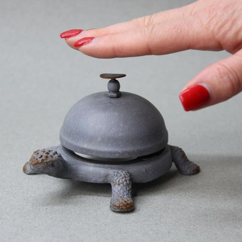 Vintage style desk call bell