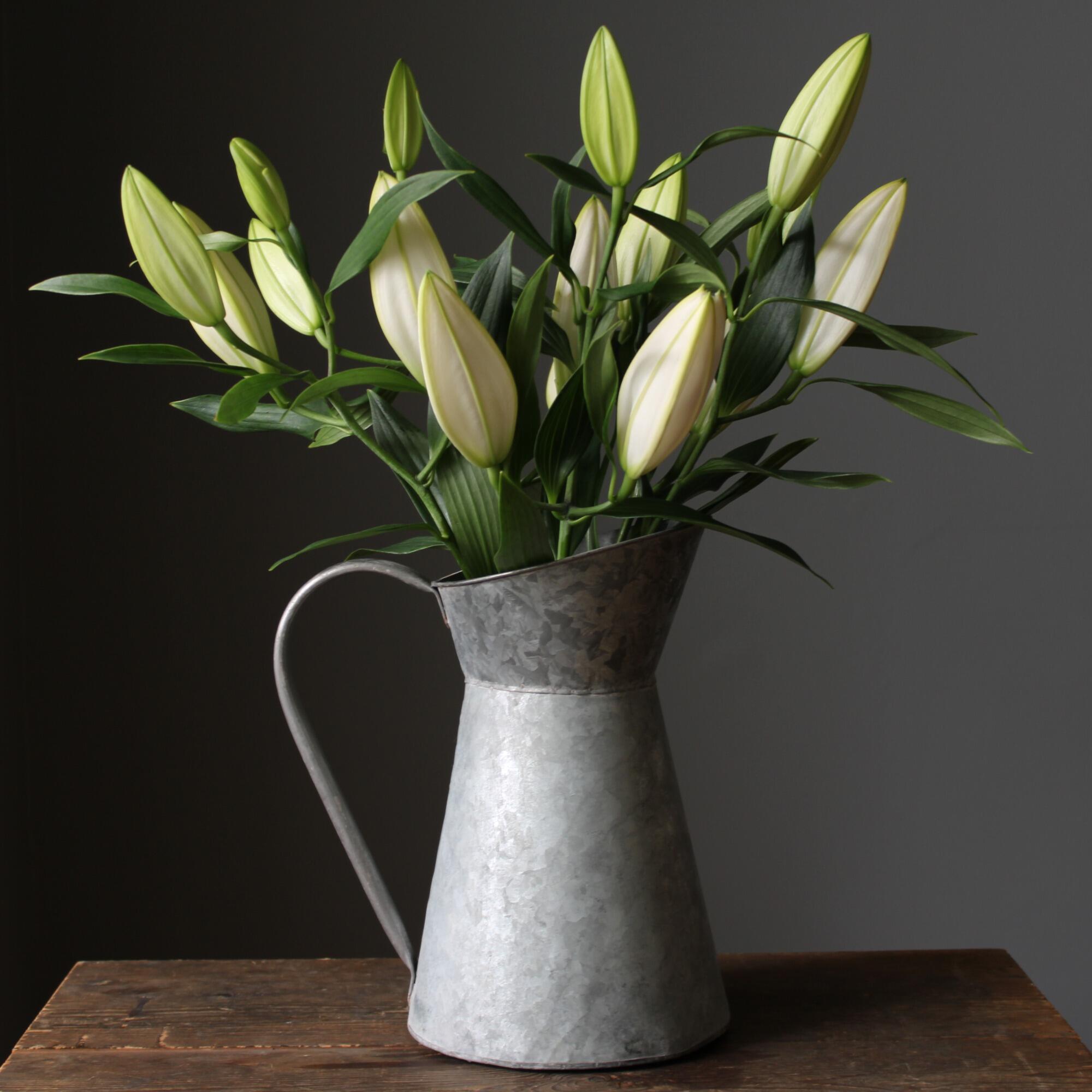 large vintage jug used as a flower vase