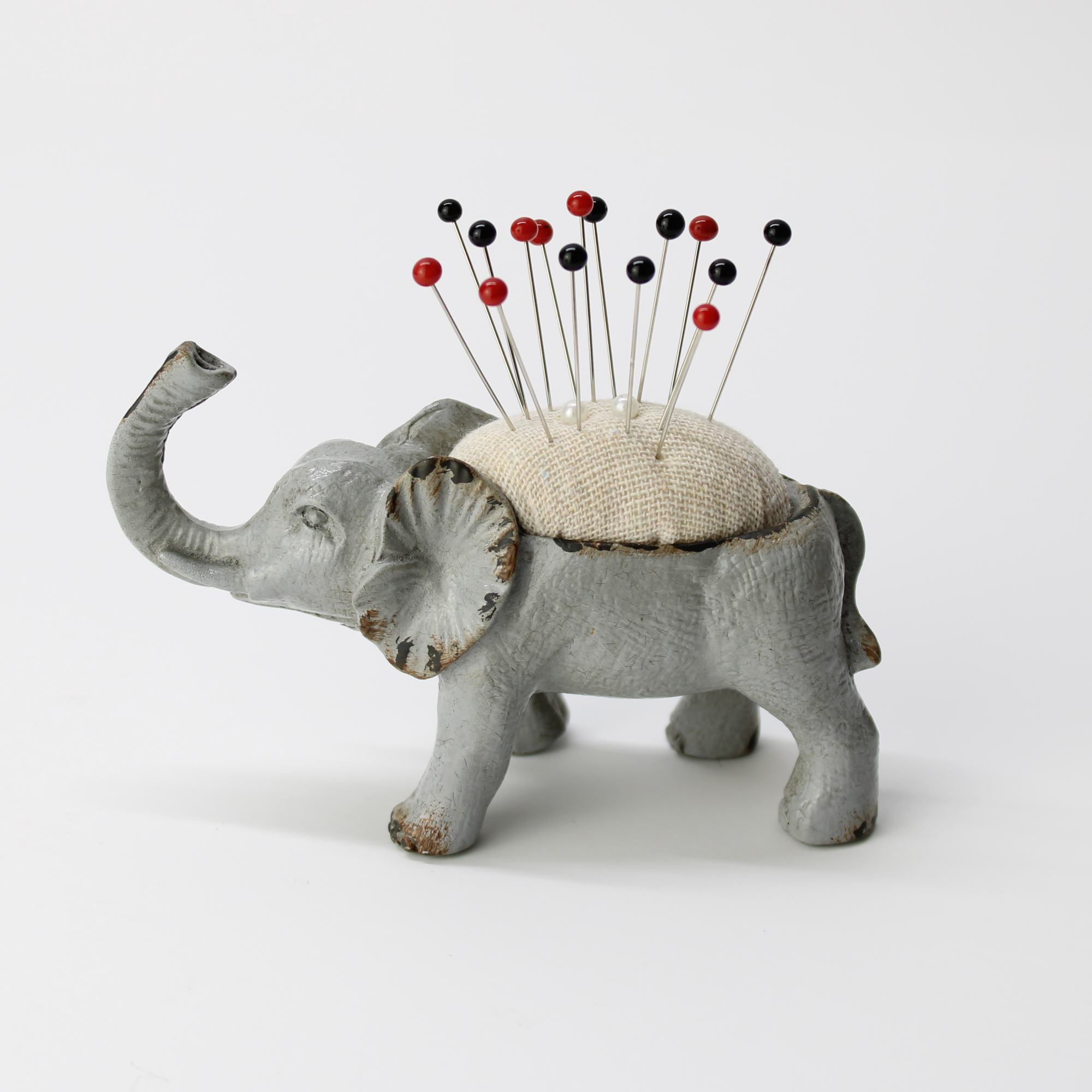 Animal pincushion vintage-style elephant