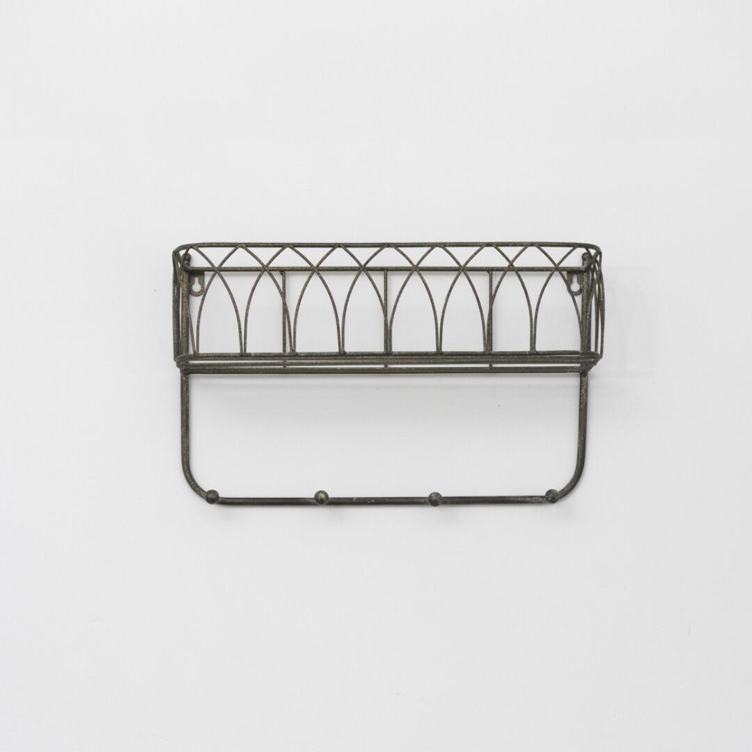 gothic coat rack with shelf