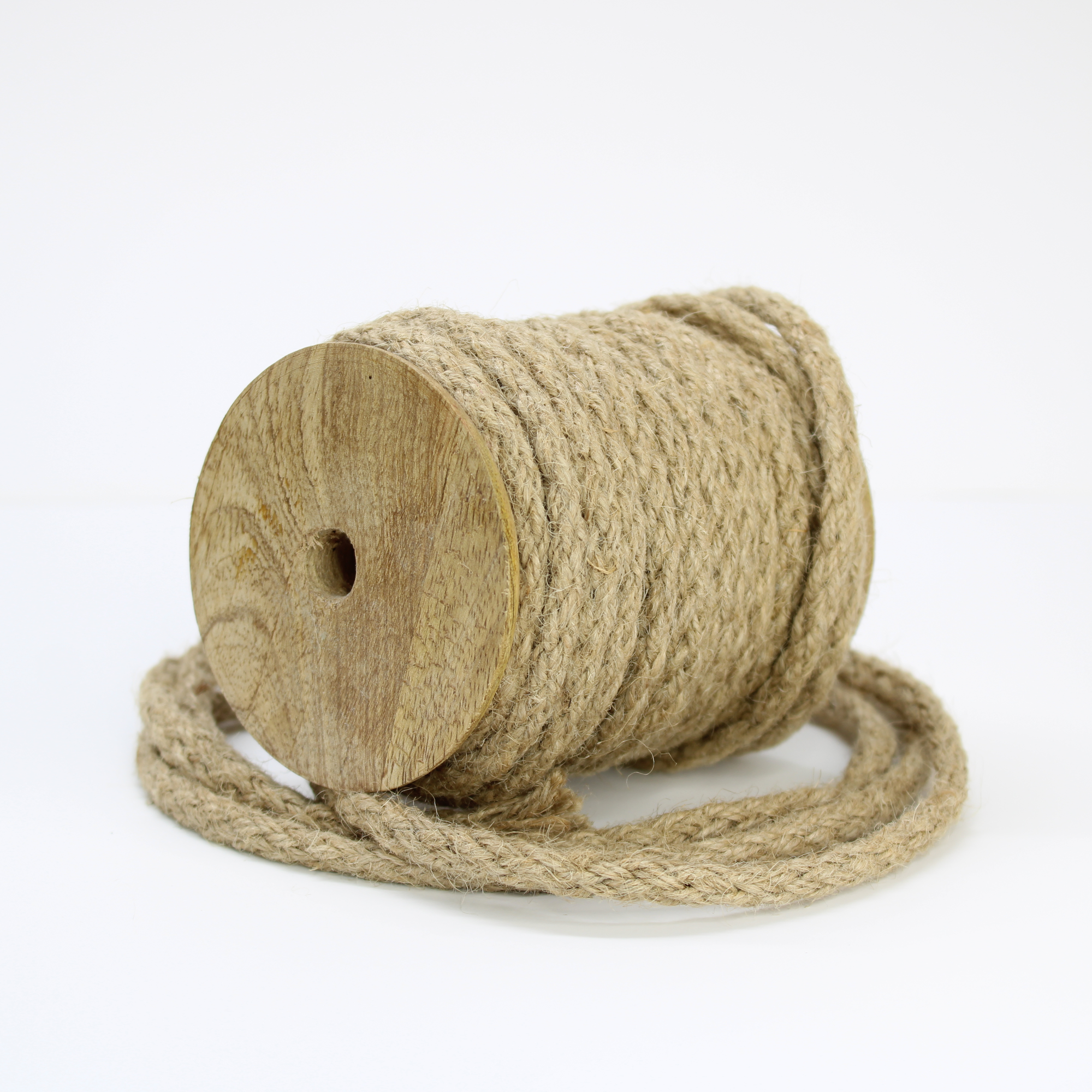 Decorative jute string spool with scissors – perfect for gift wrapping or gardening
