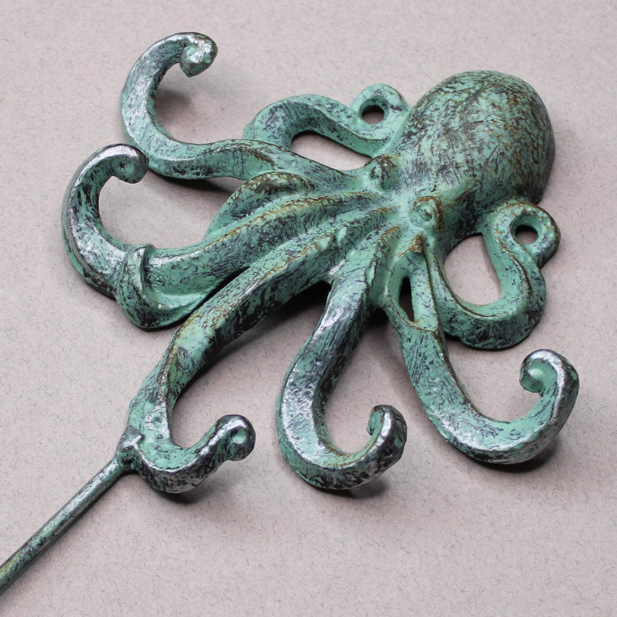 Octopus wall hook closeup