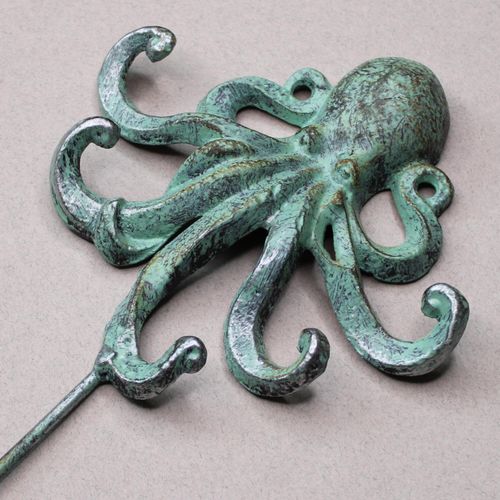 Octopus wall hook closeup