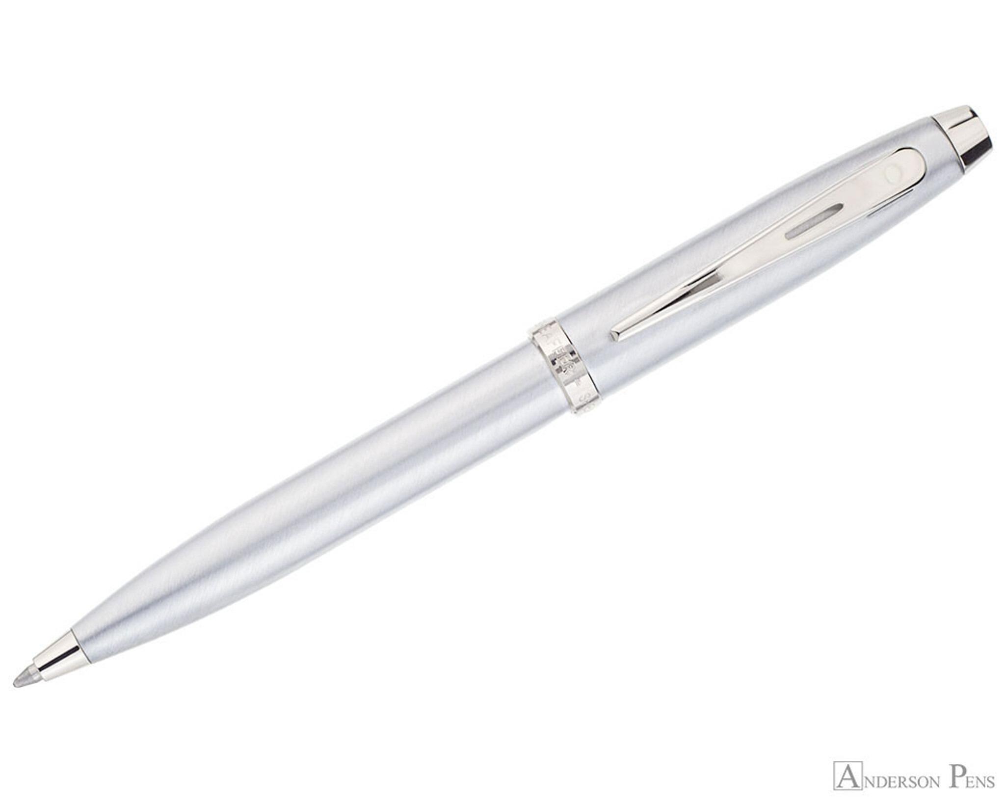 Sheaffer Ballpoint Pen Sheaffer 100 Brushed Chrome Nickel Plated Trim