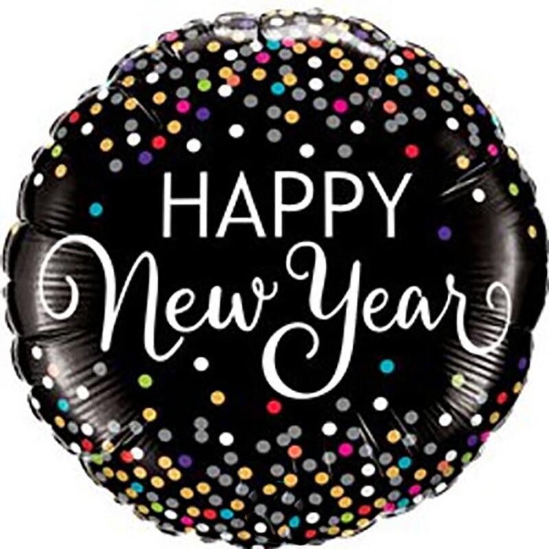 New year party balloon
