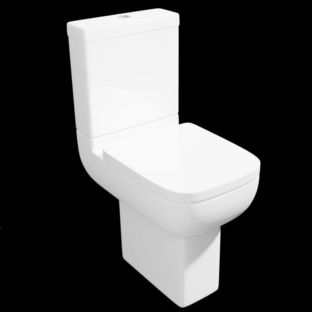 Kartell Options 600 Rimless Comfort Height Toilet with a Soft Close Seat