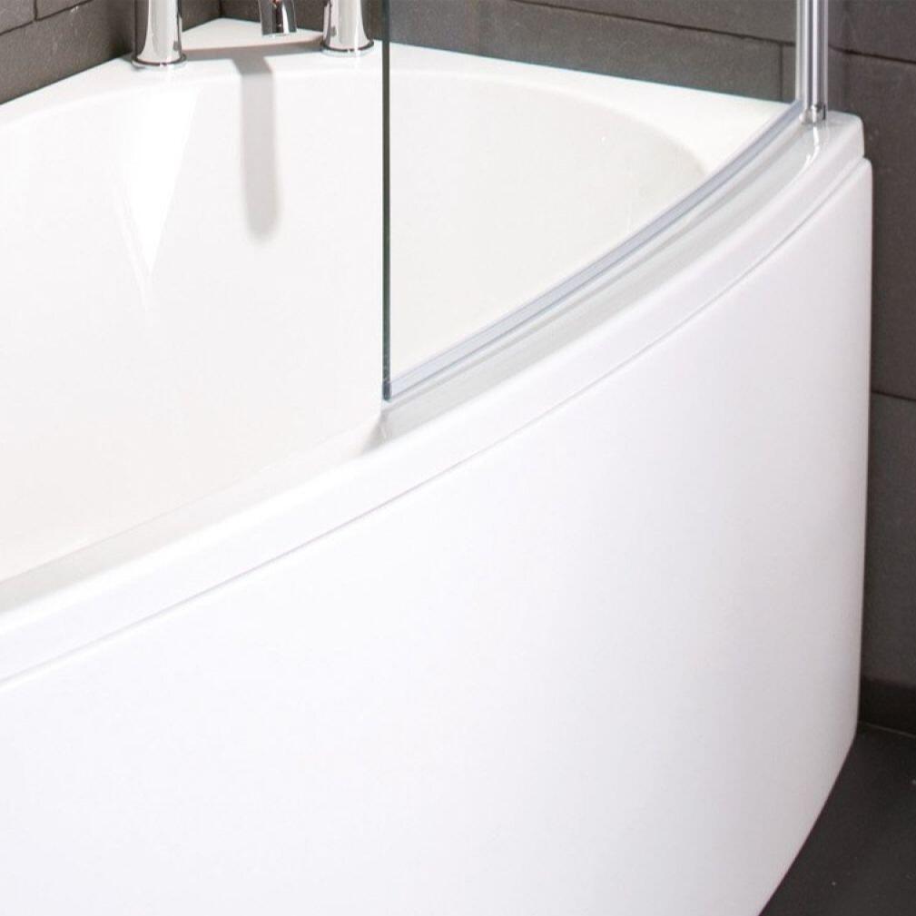Renaissance Compact Left Hand Bath Shower Screen Dimensions