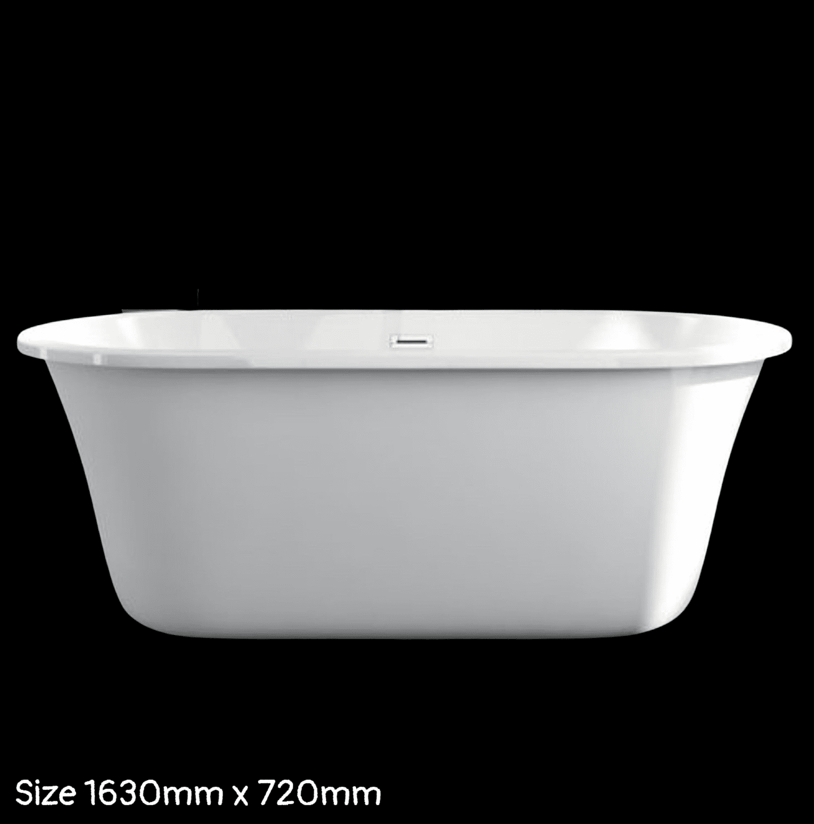 Emily 1630mm Double Ended Freestanding Acrylic Bath