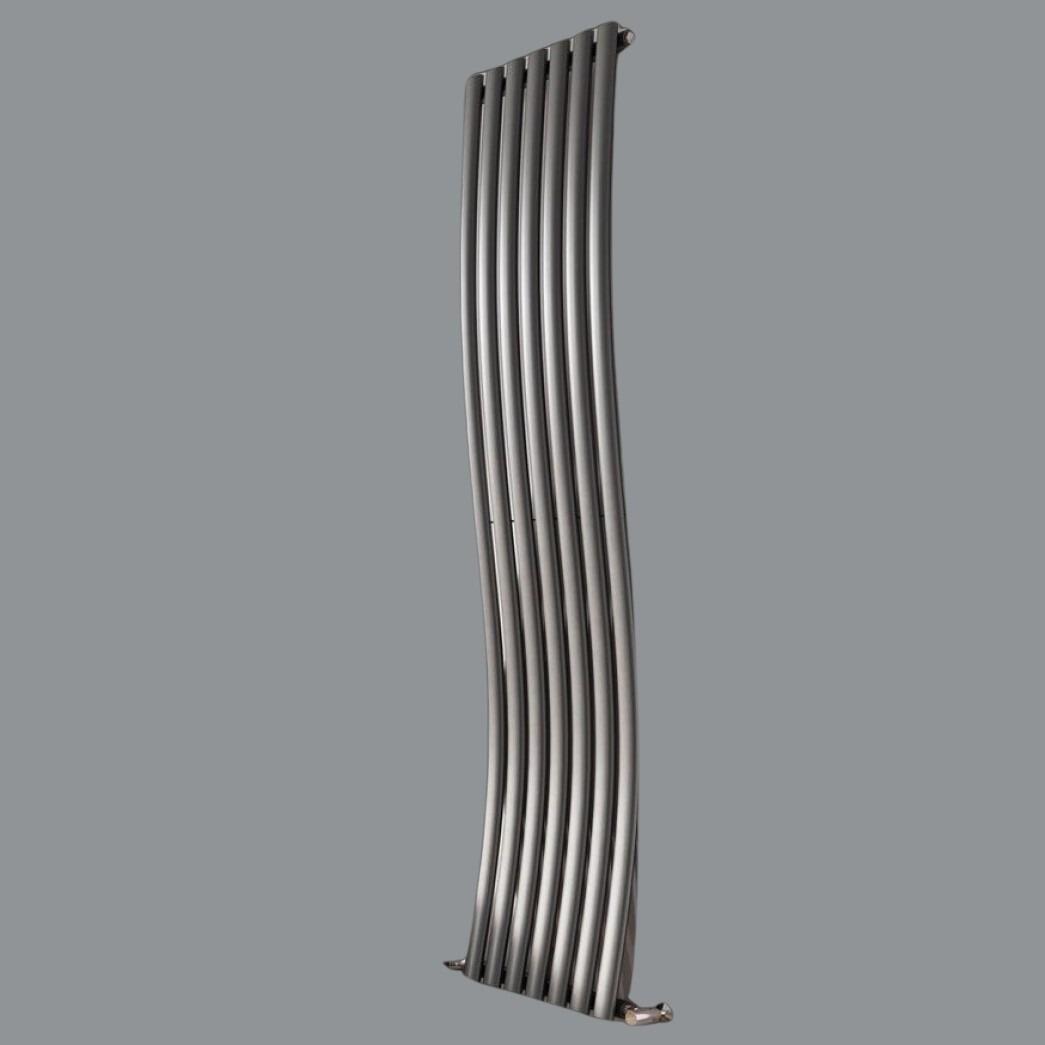 Curve 1800mm Anthracite Vertical Curved Designer Radiator