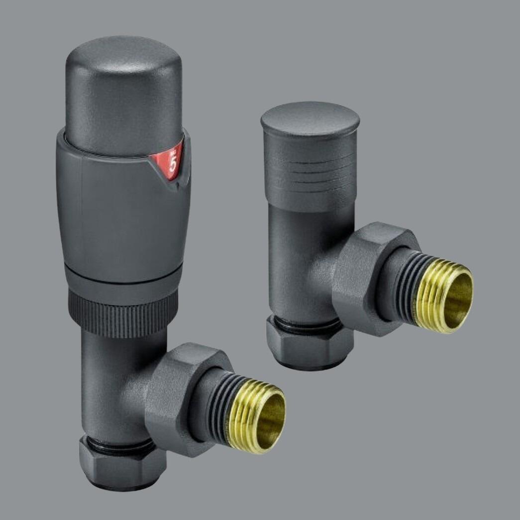 Xcel Thermostatic Radiator Valve Kit - Anthracite