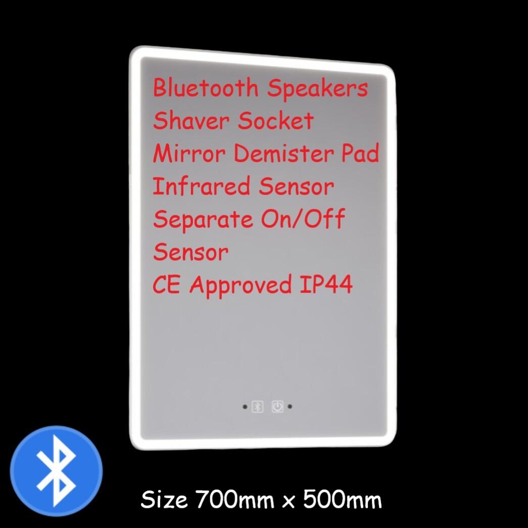 Optima 700mm LED Mirror With Bluetooth