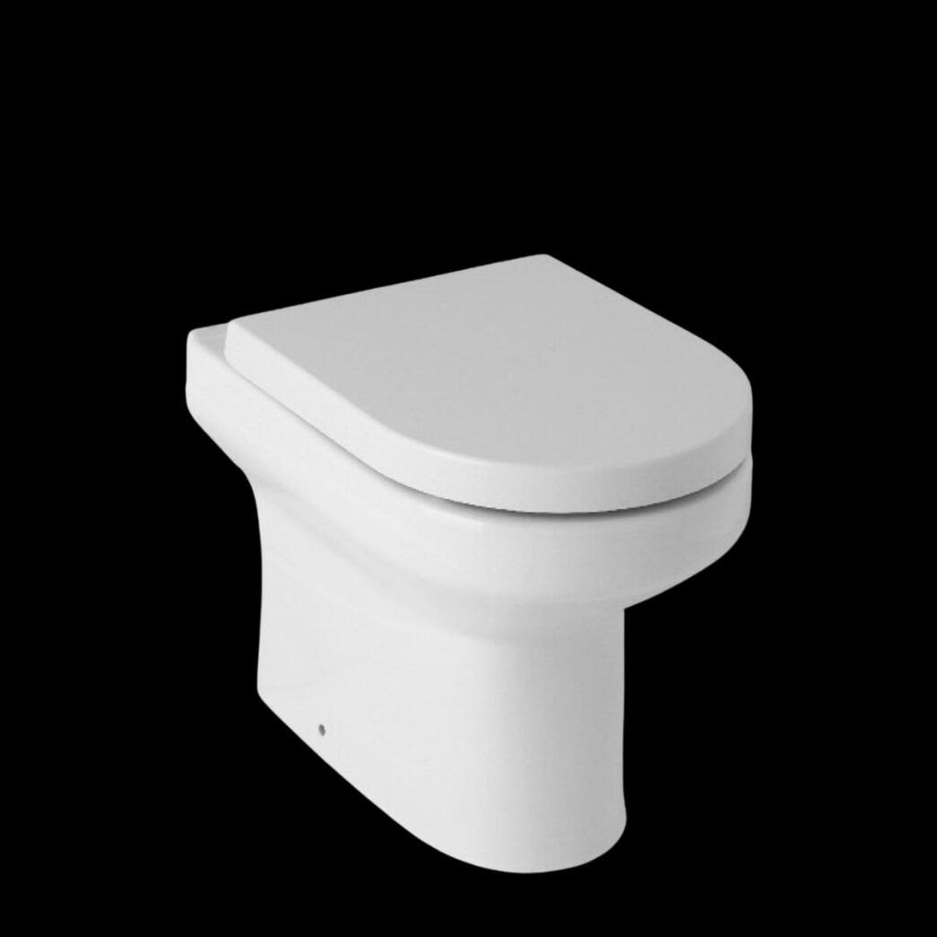 Kartell Bijoux Rimless Back To Wall Toilet Pan with Soft Close Seat