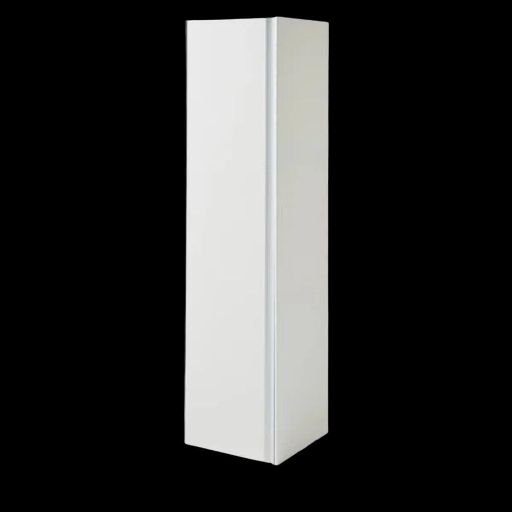 Moonstone Lunar 1600mm Wall Hung Tall Boy Cabinet - Matt White