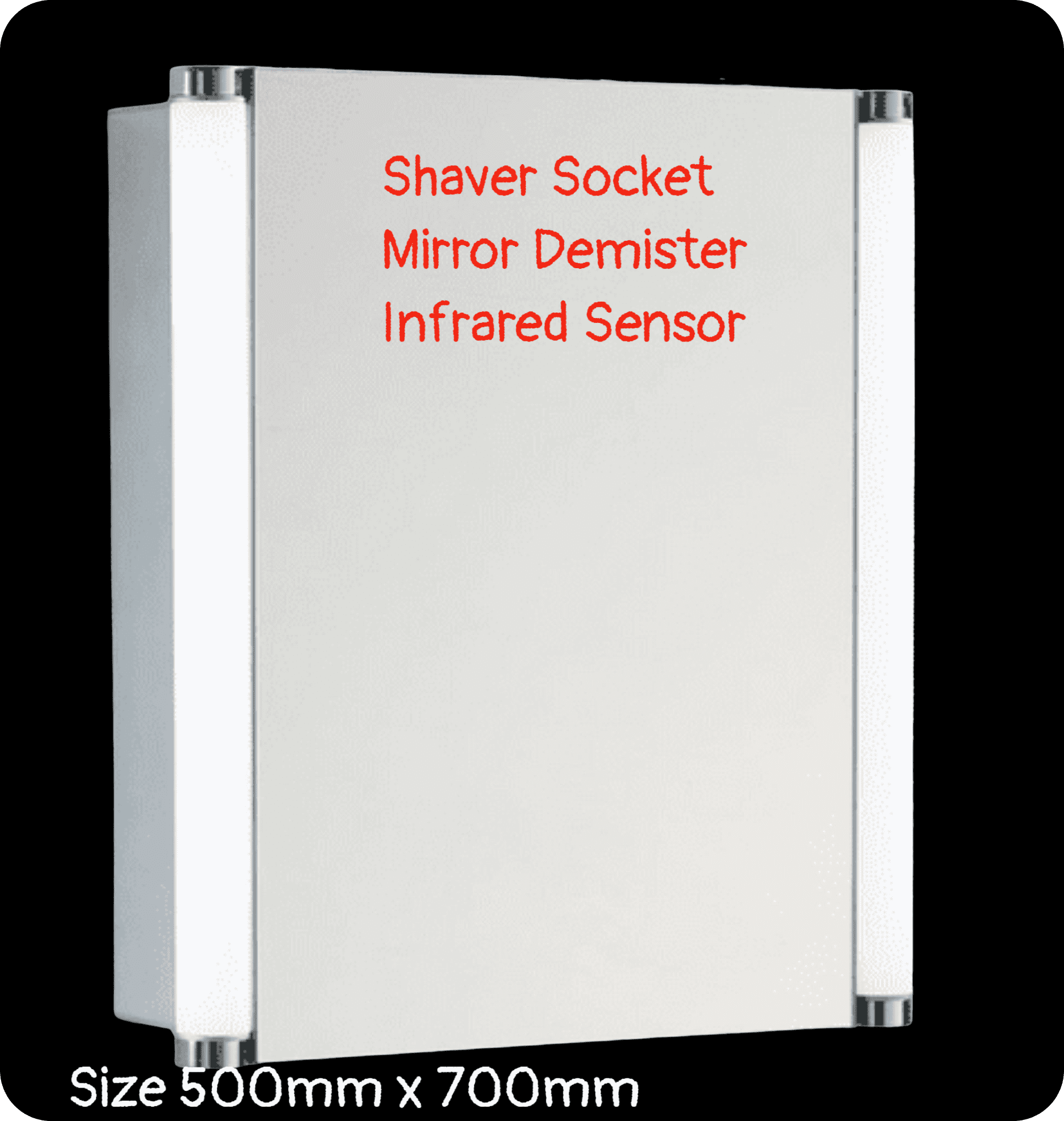 Nyla / Nemi 500mm Single Door Mirrored Wall Cabinet