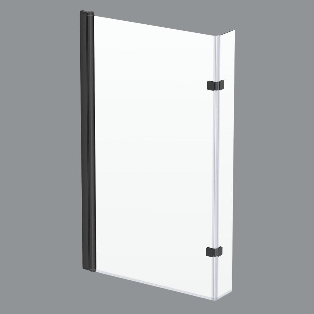 Kartell Nero L Shaped Shower Bath Screen