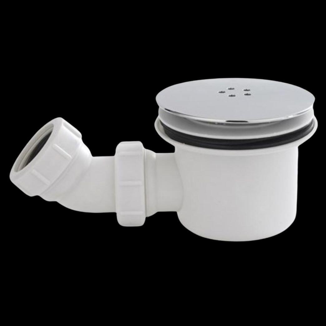 Optional 90mm White Fast Flow Shower Waste