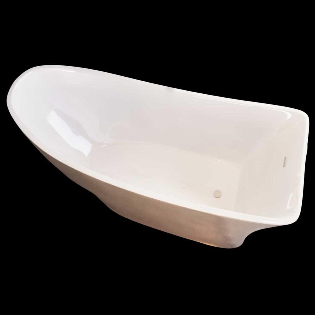 Xana 1750mm Freestanding Acrylic Bath Top View