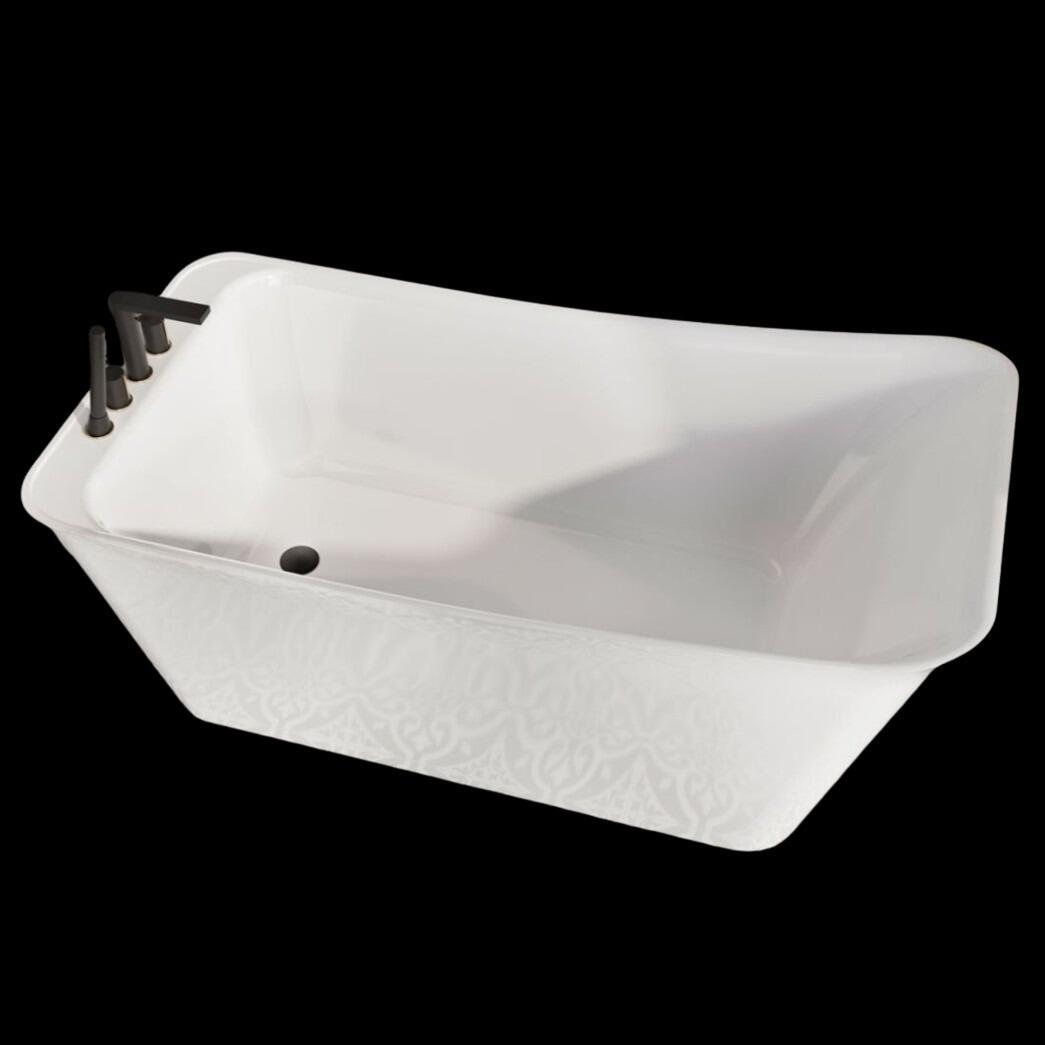 Charisma 1600mm x 800mm Modern Acrylic Bath Image