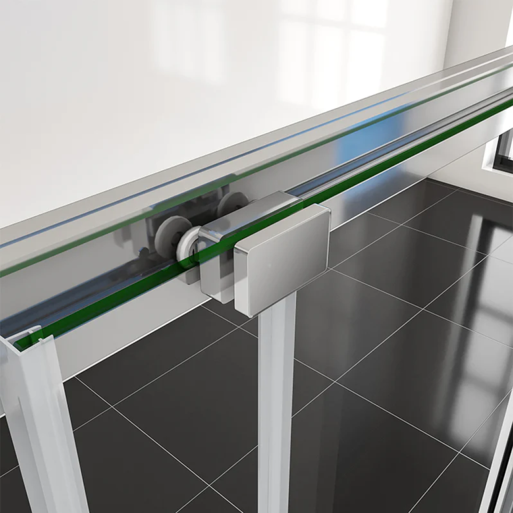 Concept Eight Chrome Sliding Shower Door Mechanism