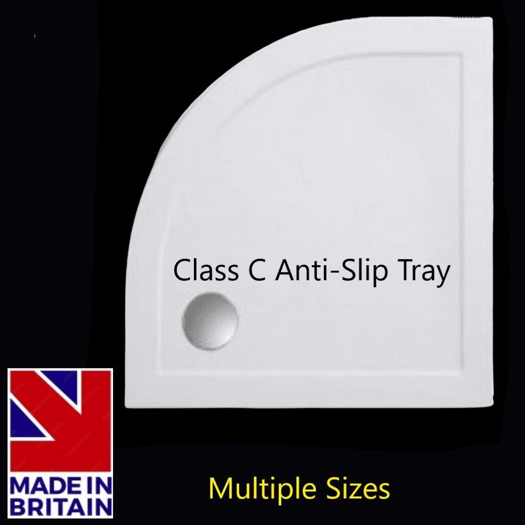 Aquatec 45mm Quadrant Anti Slip Class C Stone Resin Shower Tray
