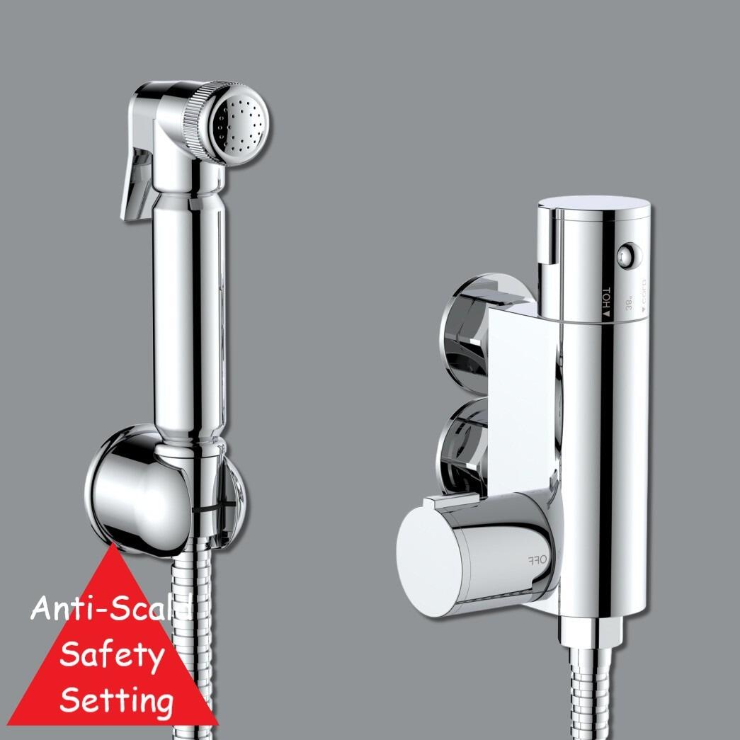 Aquatec Chrome Thermostatic Douche Shower Kit