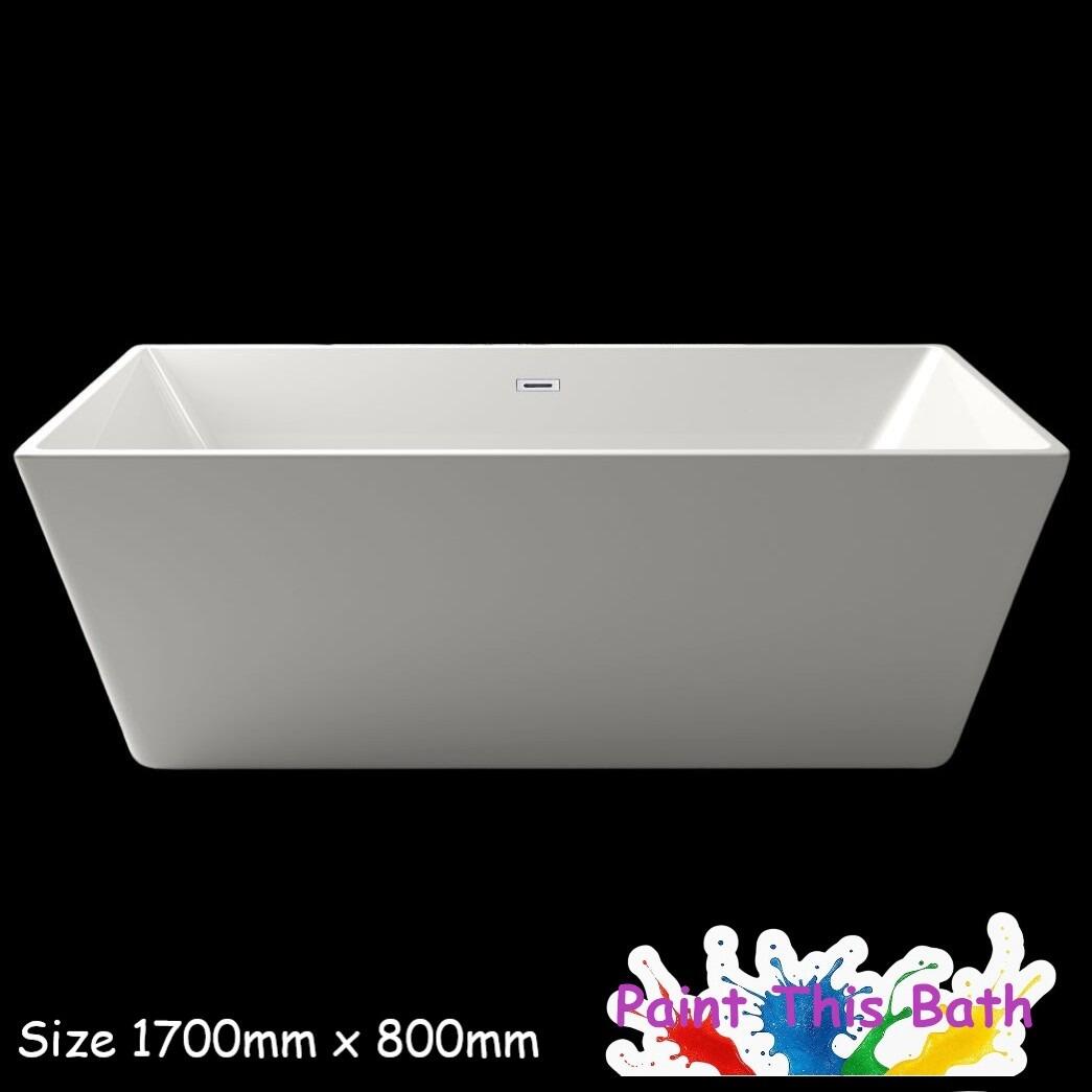 Cruise White Designer Double Ended Freestanding Acrylic Bath