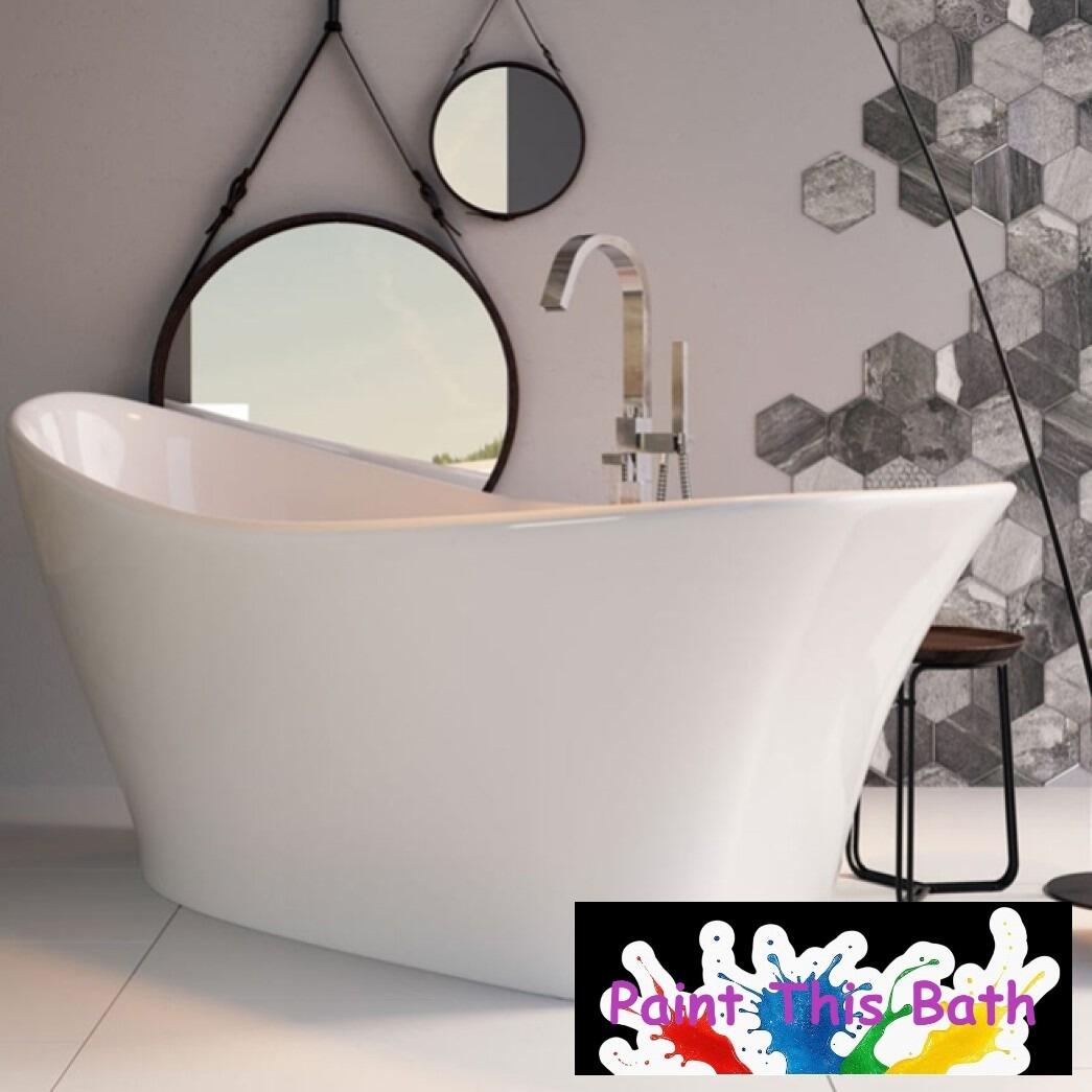 Xana White 1750mm Freestanding Acrylic Bath
