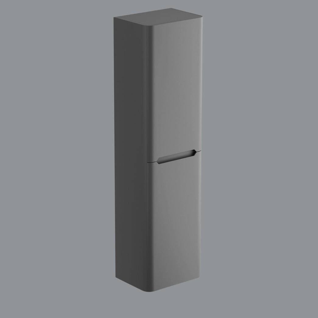 Elite / Ellis 1500mm Wall Hung Tall Boy Cabinet - Matt Charcoal