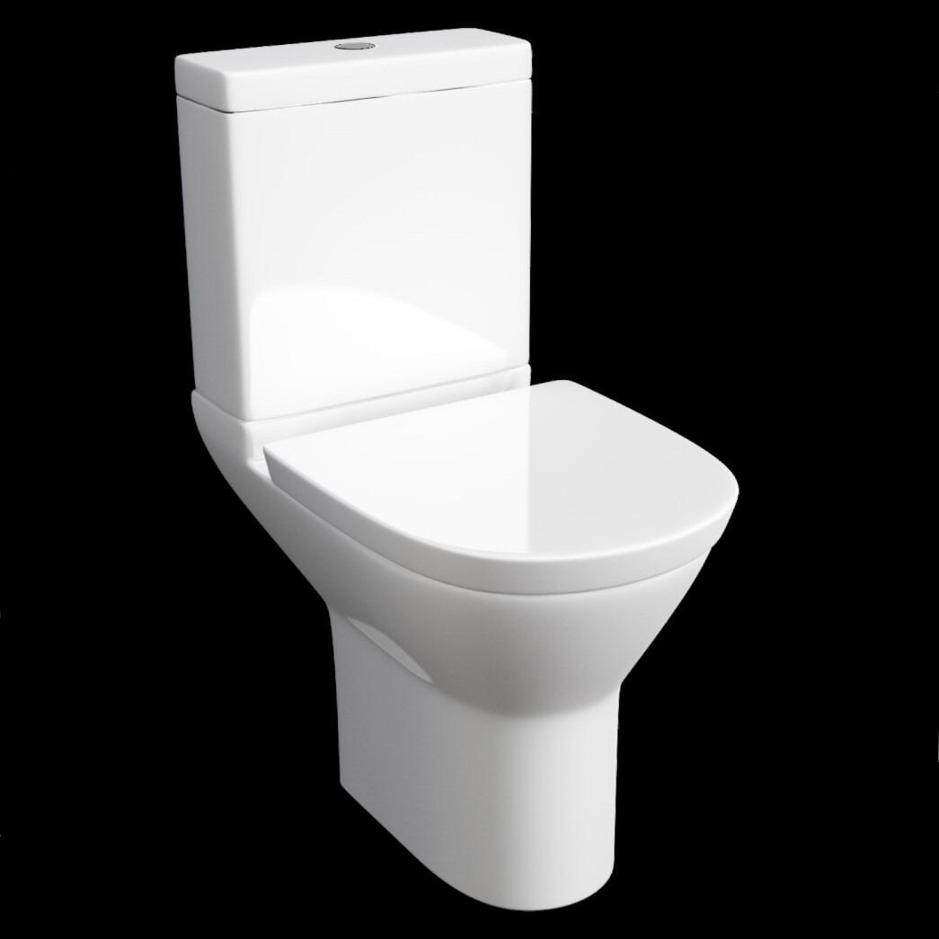 Kartell Project Round Toilet with a Dual Flush Cistern & Soft Close Seat