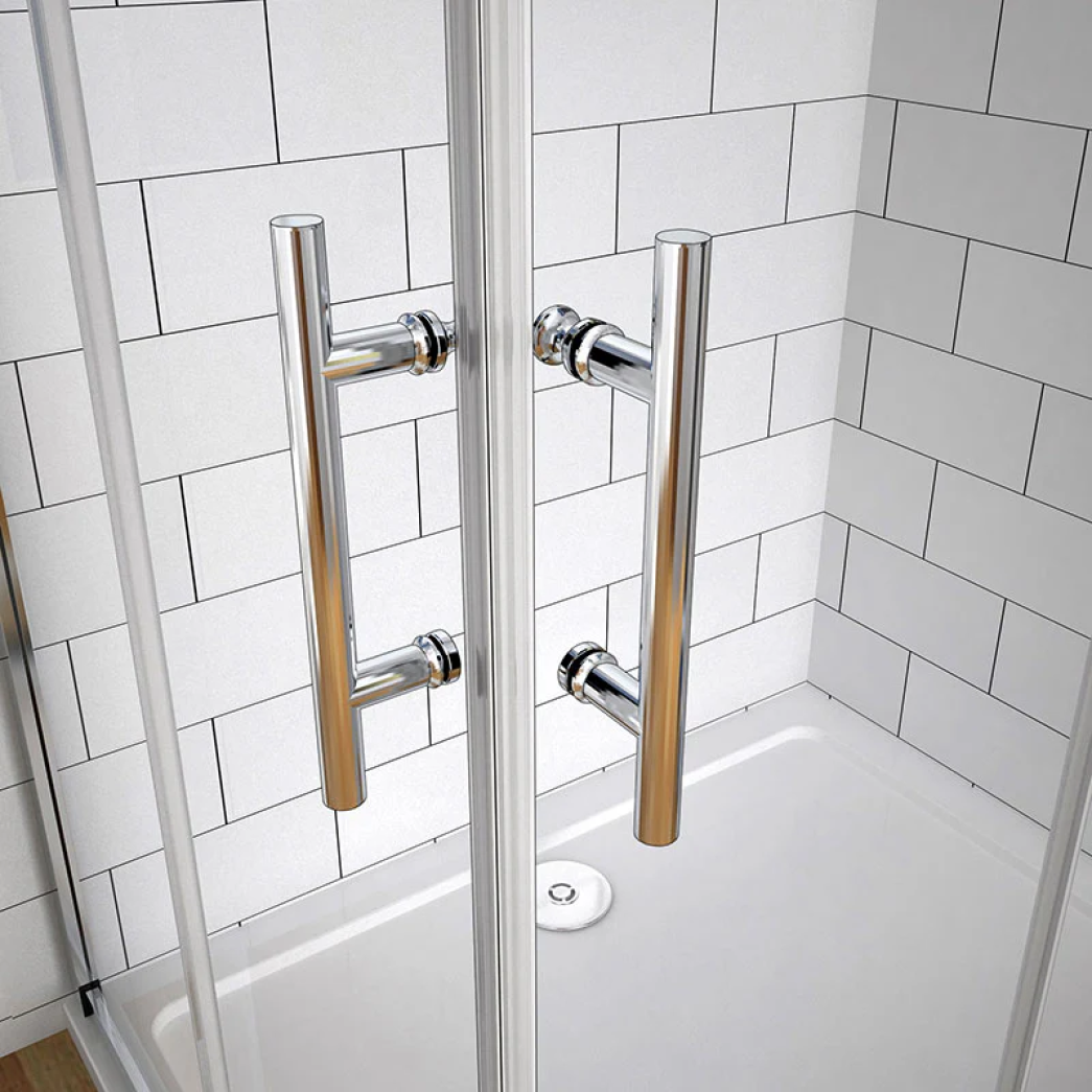 Aquatec 6mm Corner Entry Shower Enclosure - Handle Details