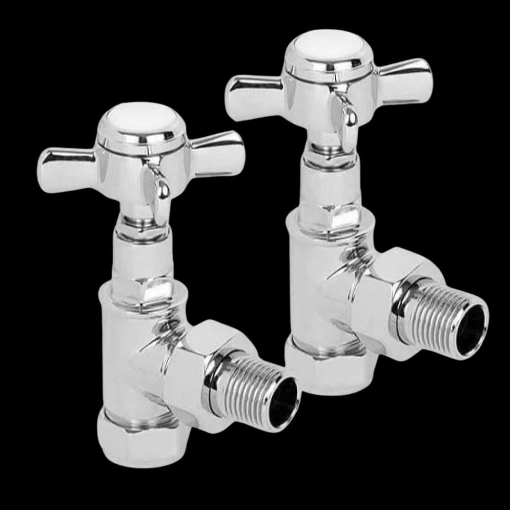 Traditional Manual Cross Head Radiator Valve Kit