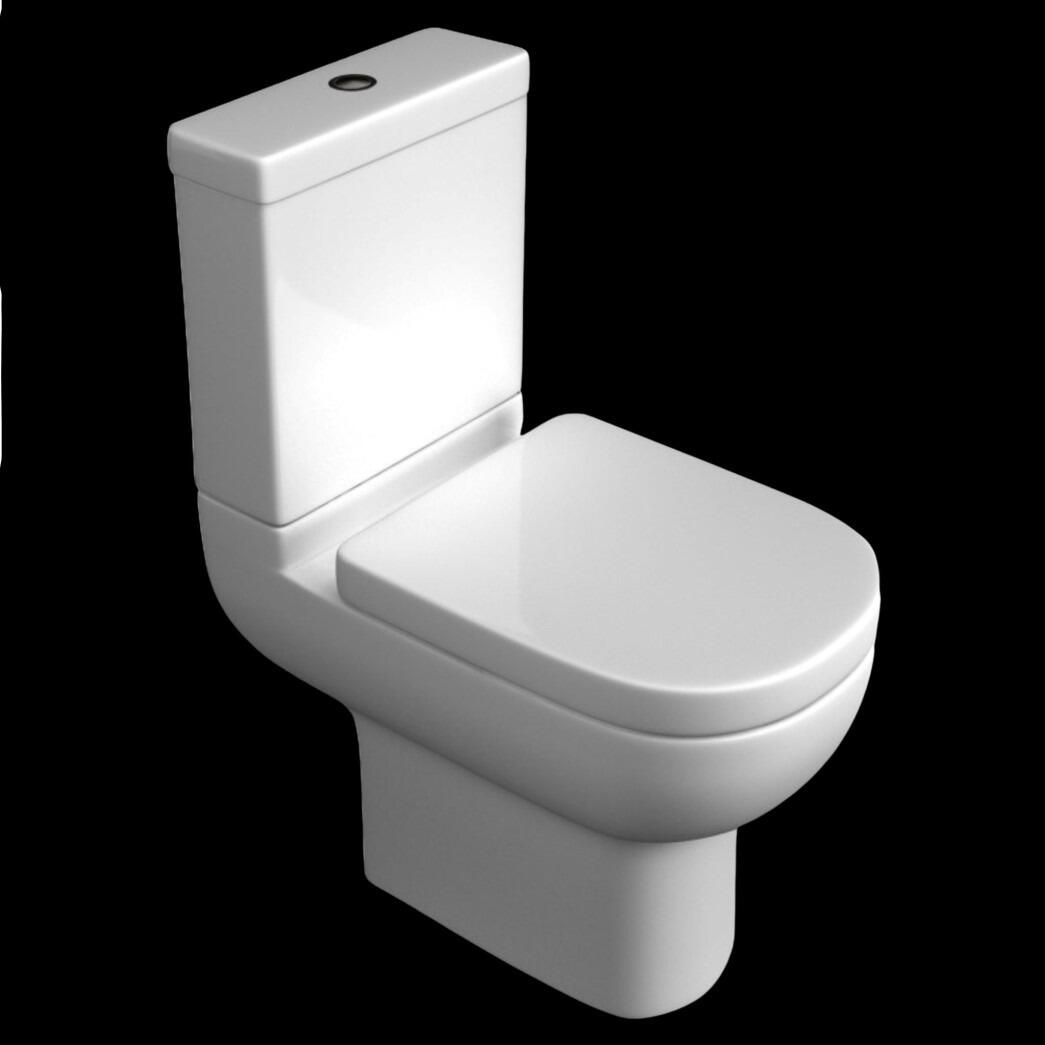Kartell Studio Close Coupled Dual Flush Toilet with a Soft Close Seat