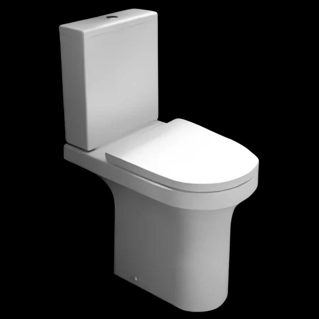 Kartell Ozone Rimless Comfort Height Dual Flush Toilet with Soft Close Seat