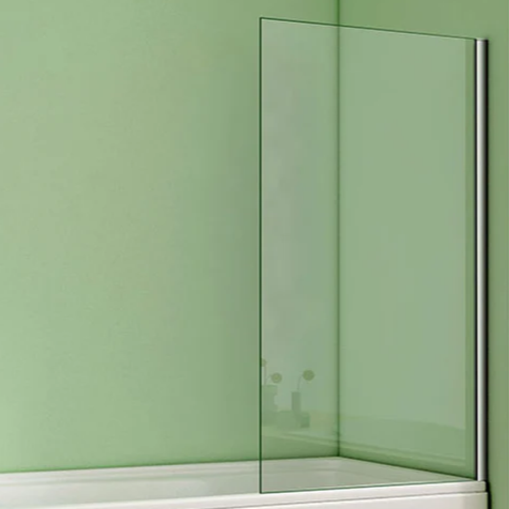 Aquatec 6mm Fixed Panel Bath Shower Screen 800mm