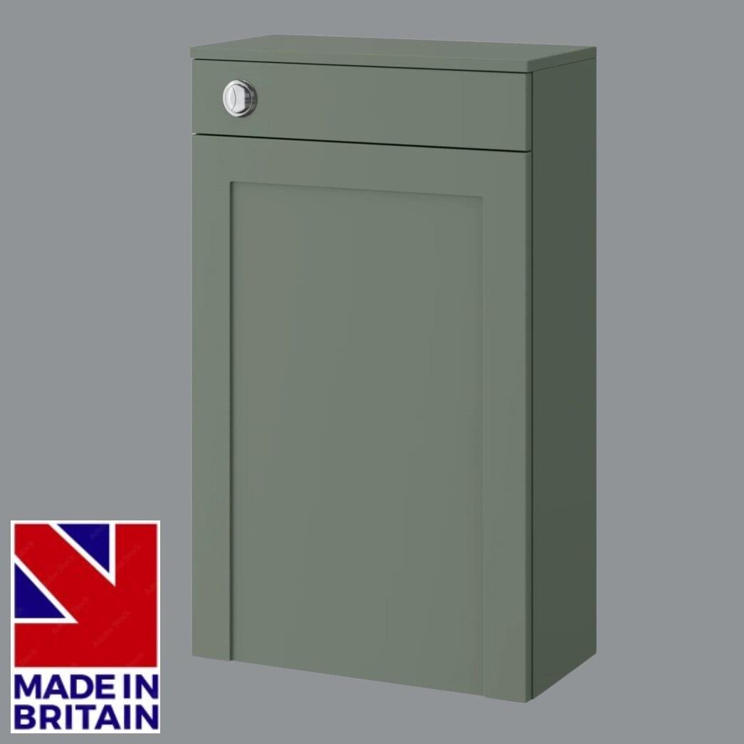 Sanctuary 500mm Corymbia Green Back to Wall WC Toilet Unit
