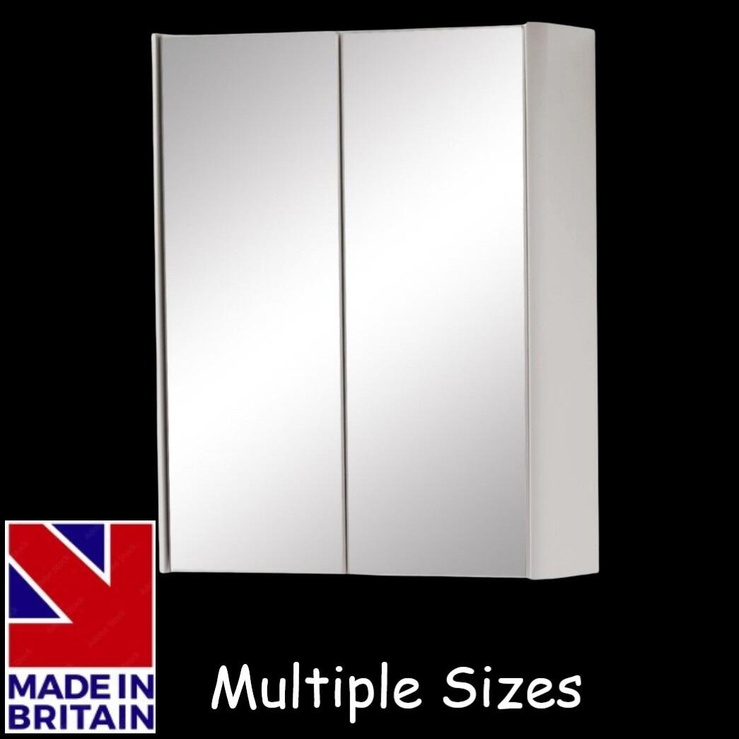 Alto Matt Cashmere Wooden Cabinet With 2 Soft Close Mirrored Doors