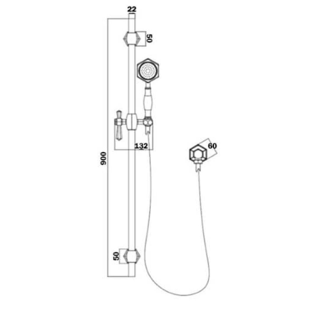 Adriana Concealed Thermostatic Shower Pack Dimensions