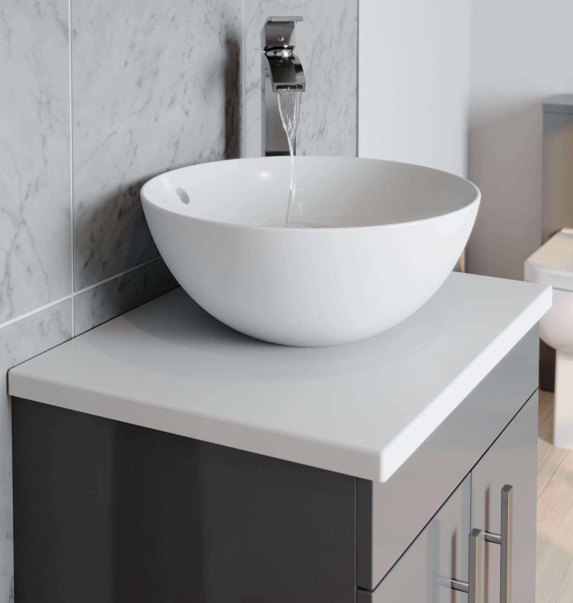 Virtue Ceramic Worktop & Bowl