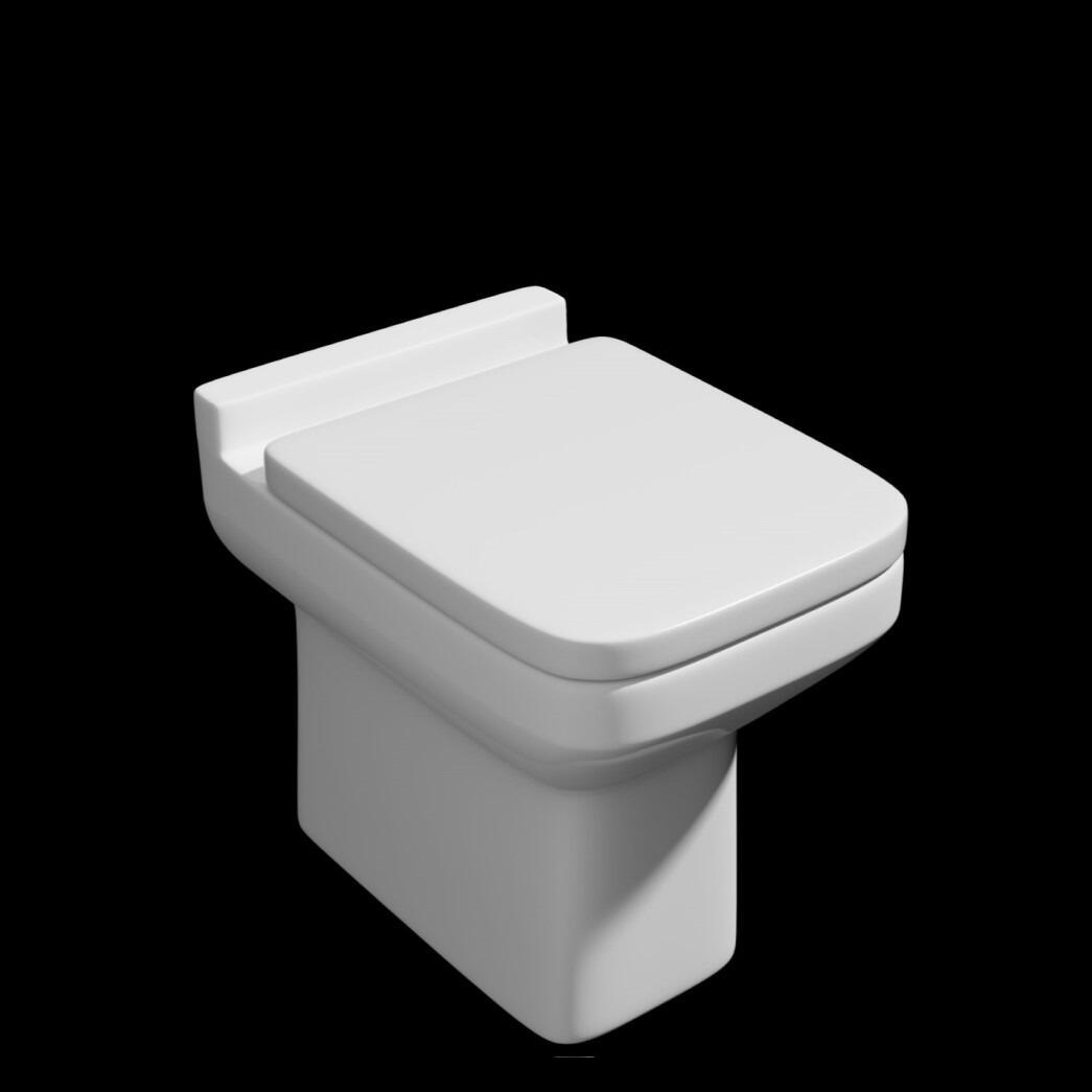 Kartell Trim Back To Wall Toilet Pan with Soft Close Seat