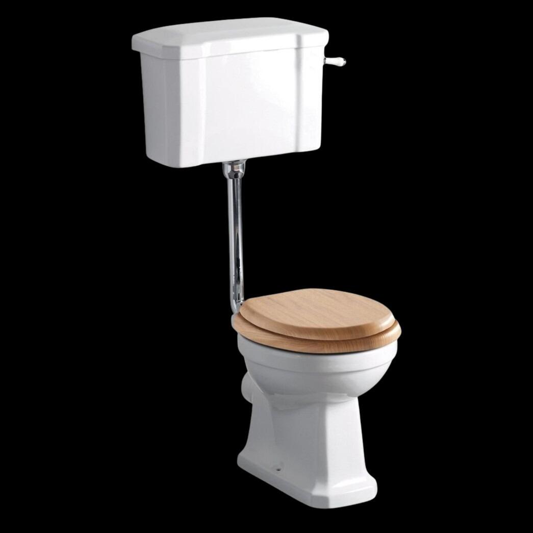 Cavendish Traditional Victorian Low Level Toilet with Ceramic Lever & Chrome Pipe Pack