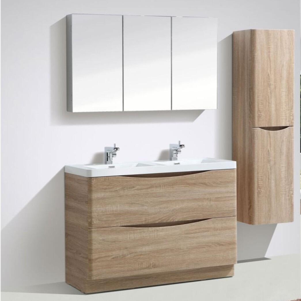 Estelle 1200mm Floor Standing Double Vanity Unit Room Setting