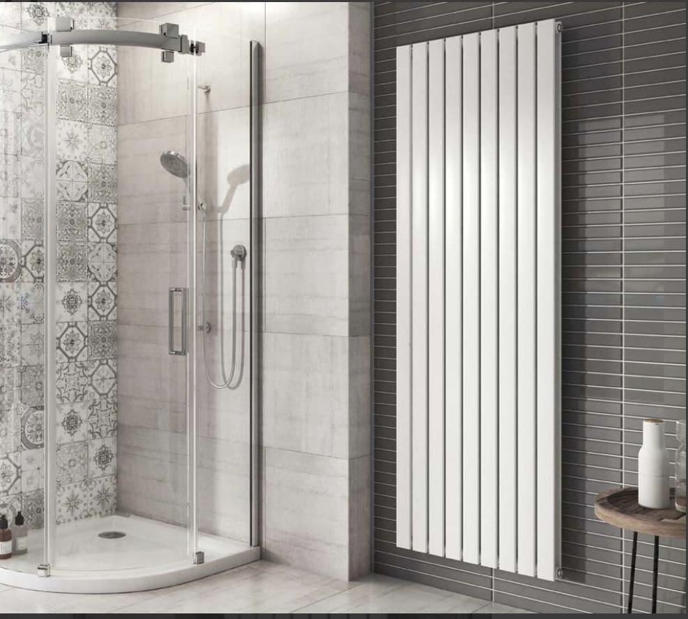Phoebe / Perth Vertical Single Flat Panel Radiator Room Setting