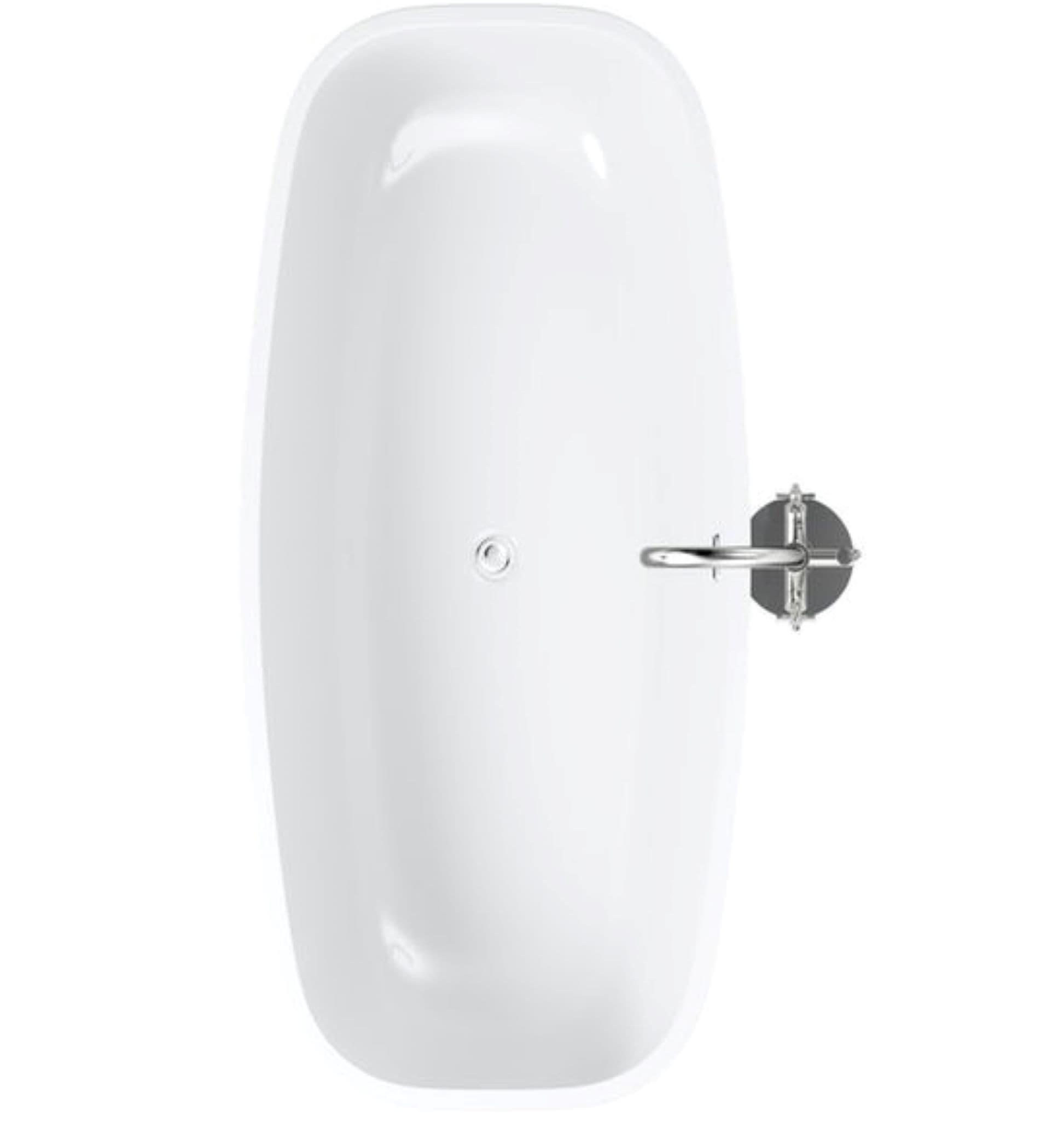 Element Contemporary Freestanding Double Ended Bath - Top View
