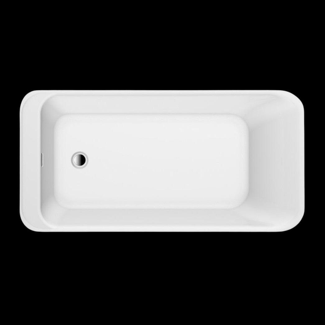 Charisma 1600mm x 800mm Modern Acrylic Bath Top View