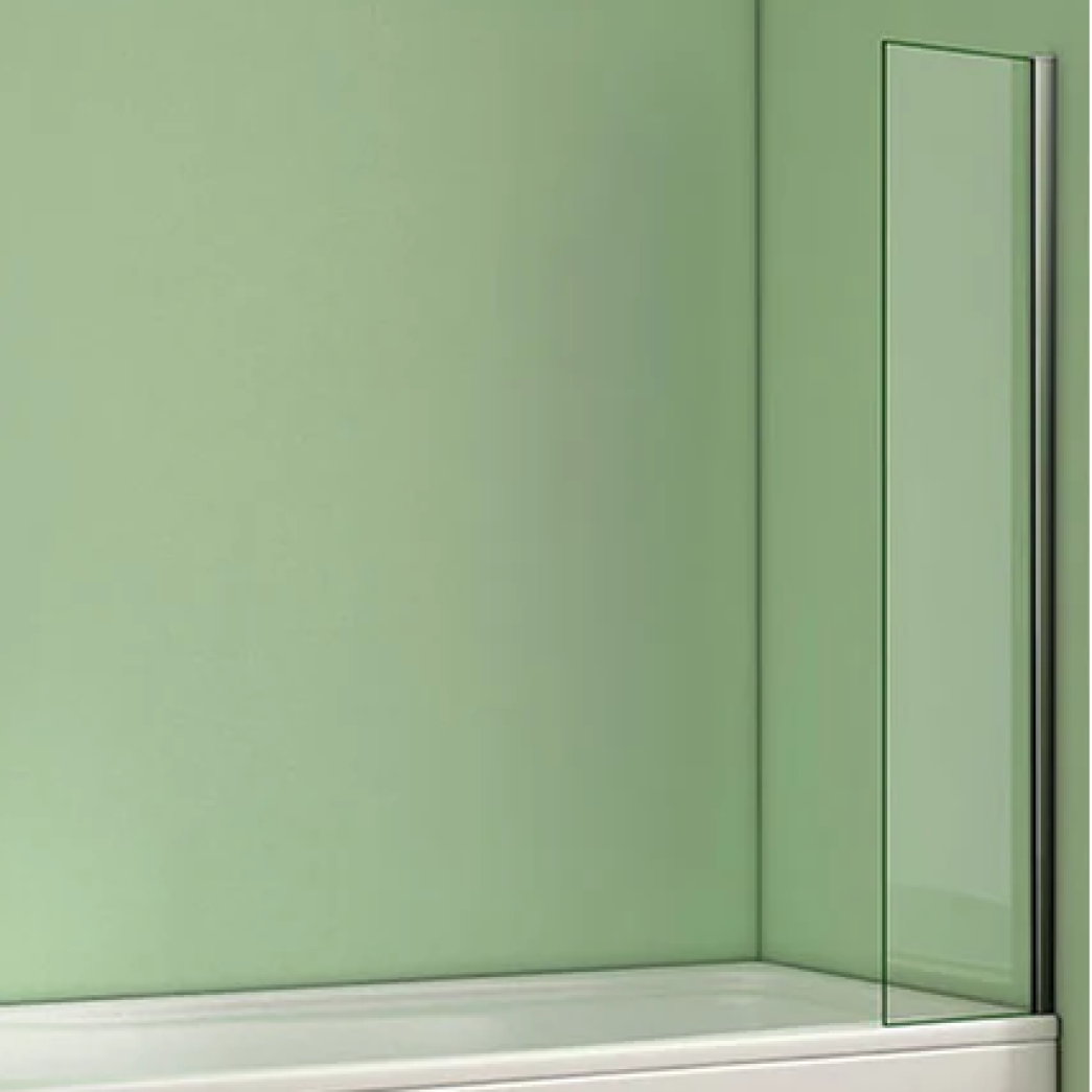 Aquatec 6mm Fixed Panel Bath Shower Screen 250mm