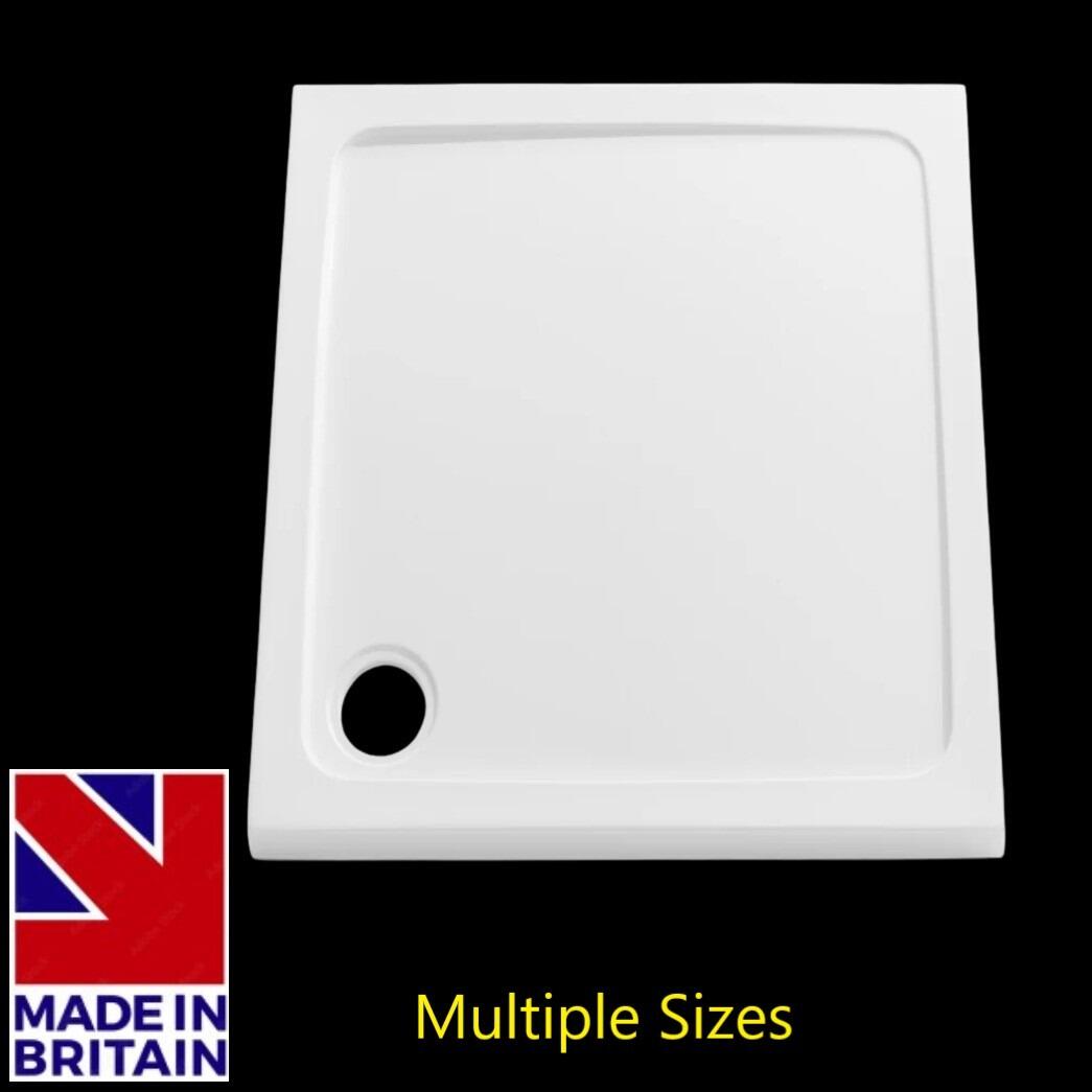 Aquatec 45mm Rectangular Low Profile Stone Resin Shower Trays