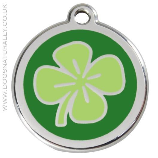 Four Leaf Clover Dog ID Tag